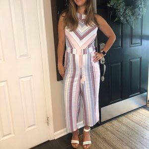 Striped Jumpsuit